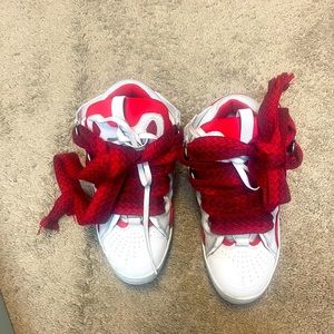 LANVIN men’s shoes. Red and white size 9 US